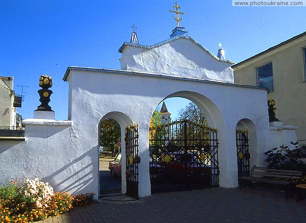 Rohatyn. Interior view of the front gate of the Church of the Nativity Ivano-Frankivsk Region Ukraine photos