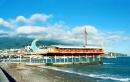 Yalta. Ship Argonaut  seaside restaurant, Autonomous Republic of Crimea, Civic Architecture 