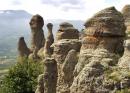 Stone cliffs of Demerdzhi, Autonomous Republic of Crimea, Geological sightseeing 