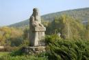 Busha. Sculpture at Reserve territory, Vinnytsia Region, Museums 