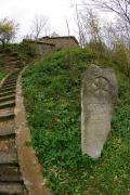 Busha. Stairs leading to pavilion cave temple, Vinnytsia Region, Museums 
