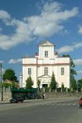 Khmilnyk. Front facade of Catholic church, Vinnytsia Region, Churches 