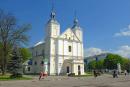 Volodymyr-Volynskyi. Catholic Joachim and Anna  central square of decoration, Volyn Region, Churches 