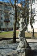 Lutsk. Sculpture in city center, Volyn Region, Monuments 