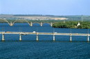 Dnipropetrovsk. Central and Merefa-Kherson bridges across Dnieper, Dnipropetrovsk Region, Cities 