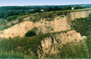 Stari Kodaky. Famous outcrop of anthropogenic sediments, Dnipropetrovsk Region, Geological sightseeing 