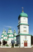 Novomoskovsk. Wooden Trinity Cathedral and Bell Tower, Dnipropetrovsk Region, Cities 