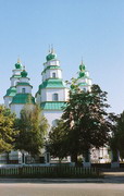 Novomoskovsk. Nine-domes Trinity Cathedral, Dnipropetrovsk Region, Cities 
