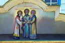 Novomoskovsk. External decoration of Trinity Cathedral, Dnipropetrovsk Region, Churches 