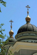 Donetsk. Domes of Cathedral, Donetsk Region, Churches 