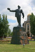 Donetsk. Monument of Glory miners' work, Donetsk Region, Monuments 