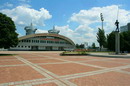 Donetsk. Square in front sports complex "Olympic", Donetsk Region, Civic Architecture 