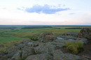 Kamiani Mohyly Reserve. Granite landscape, Donetsk Region, Geological sightseeing 