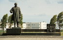 Mariupol. Lenin monument on square of same name, Donetsk Region, Lenin's Monuments 