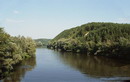 Park Sviati Gory. Siverskyi Donets  Donbas main river, Donetsk Region, National Natural Parks 