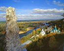 Sviatogirska lavra. Cretaceous outlier and lavra, Donetsk Region, Monasteries 