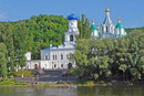 Sviatogirska lavra. Pokrovsky temple and Assumption Cathedral, Donetsk Region, Monasteries 