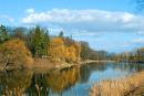 Andrushivka. Tereschenko park and pond, Zhytomyr Region, Country Estates 