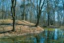 Nova Chortoryia. Hill and pond in manor park, Zhytomyr Region, Country Estates 