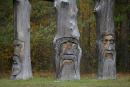 Radomyshl. Carved keepers of city, Zhytomyr Region, Cities 