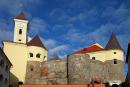 Mukacheve. Towers of Upper Castle  keep, Zakarpattia Region, Fortesses & Castles 