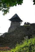 Nevytske. Tower of castle dungeon Nevytske, Zakarpattia Region, Fortesses & Castles 