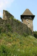 Nevytske. South tower and castle wall Nevytske, Zakarpattia Region, Fortesses & Castles 