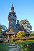Uzhgorod. Nicholas Church from village of Shelestovo, Zakarpattia Region, Museums 