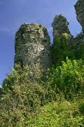 Hust. Partially surviving tower of castle Hust, Zakarpattia Region, Fortesses & Castles 
