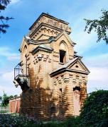 Vasylivka. Entrance to lookout tower estates Popov, Zaporizhzhia Region, Country Estates 