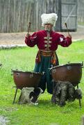 Zaporizhzhia. Horse theatre  drummer, Zaporizhzhia Region, Peoples 