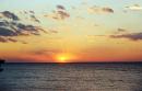 Skelky. Sun sets in man-made sea, Zaporizhzhia Region, Rivers 