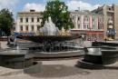 Ivano-Frankivsk. Fountain in Vechevaya Square, Ivano-Frankivsk Region, Cities 