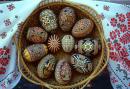 Kolomyia. Museum of Easter Eggs - basket with eggs, Ivano-Frankivsk Region, Museums 