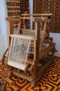 Kosiv. Hutsul Museum - weaving machine, Ivano-Frankivsk Region, Museums 