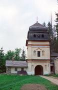 Maniavsky monastery. Gate tower (view from the skete), Ivano-Frankivsk Region, Monasteries 