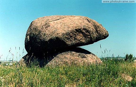 Stone Mushroom Zhytomyr Region Ukraine photos