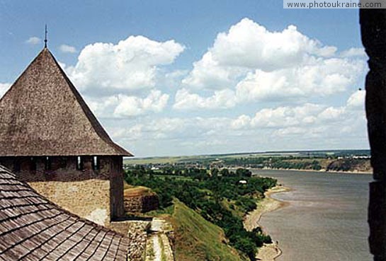 Town Khotyn. Fortress, river Dniester valley Chernivtsi Region Ukraine photos
