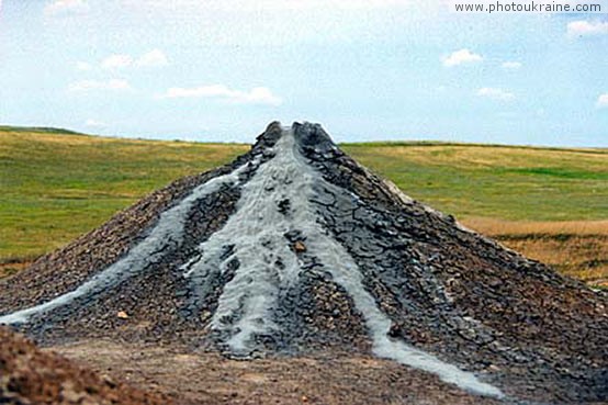 Mud volcano Autonomous Republic of Crimea Ukraine photos