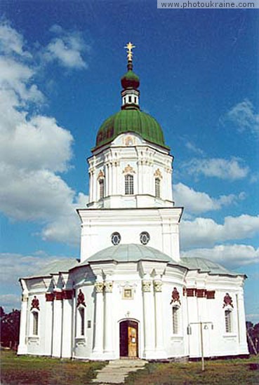  die Siedlung Dykan'ka. Troitskaja die Kirche
Gebiet Poltawa 