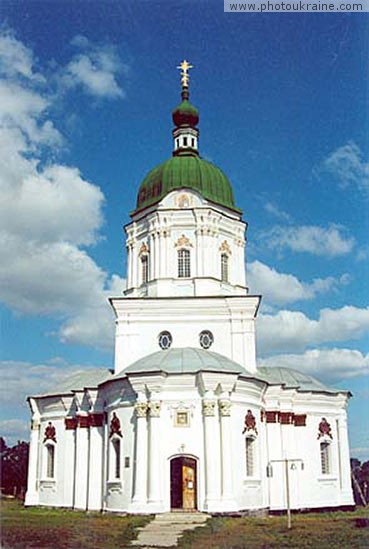  die Siedlung Dykan'ka. Troitskaja die Kirche
Gebiet Poltawa 