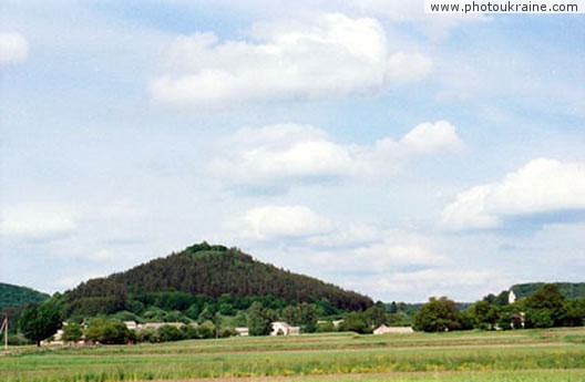  das Dorf Stozhok. Der Berg Stozhok
Gebiet Ternopol 