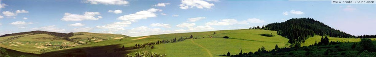 Village Rozluch. Pre-Carpathians landscape Lviv Region Ukraine photos