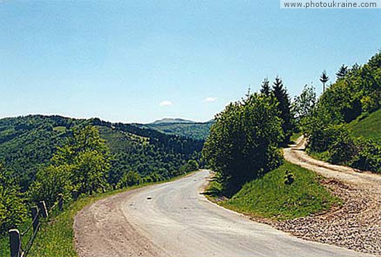 Uzhok Mountain Pass Zakarpattia Region Ukraine photos