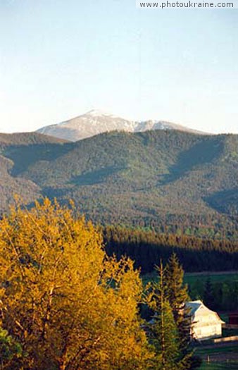  der Berg JAblunitsja. Die Art auf den Berg Goverla
Gebiet Sakarpatje 