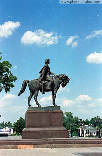  die Stadt Galich. Das Denkmal Danile Galitskomu
Gebiet Iwano-Frankowsk 