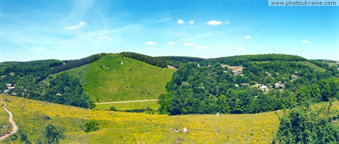  die Stadt Zbarazh. Die Berge Babina und Dovbusha
Gebiet Ternopol 