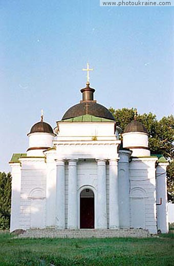  das Dorf Kachanovka. Usadebnaja die Kirche
Gebiet Tschernigow 
