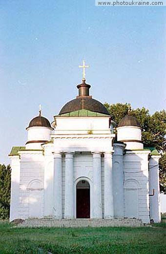  das Dorf Kachanovka. Usadebnaja die Kirche
Gebiet Tschernigow 