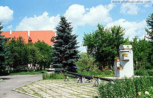  die Stadt Dubno. Das Schloss Ostrozhskih
Gebiet Rowno 